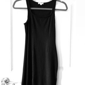 Black tank top dress